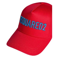 Rote Kinder Baseballkappe mit Logo
