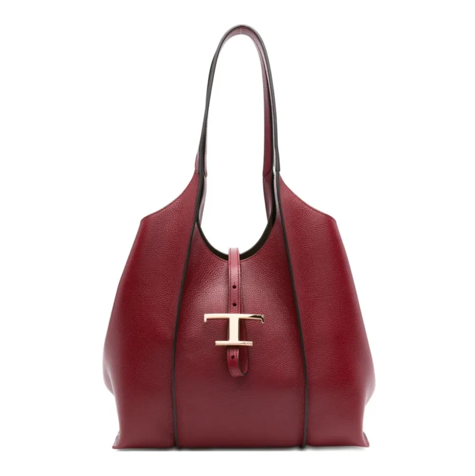Rote Shopper Tasche für Frauen