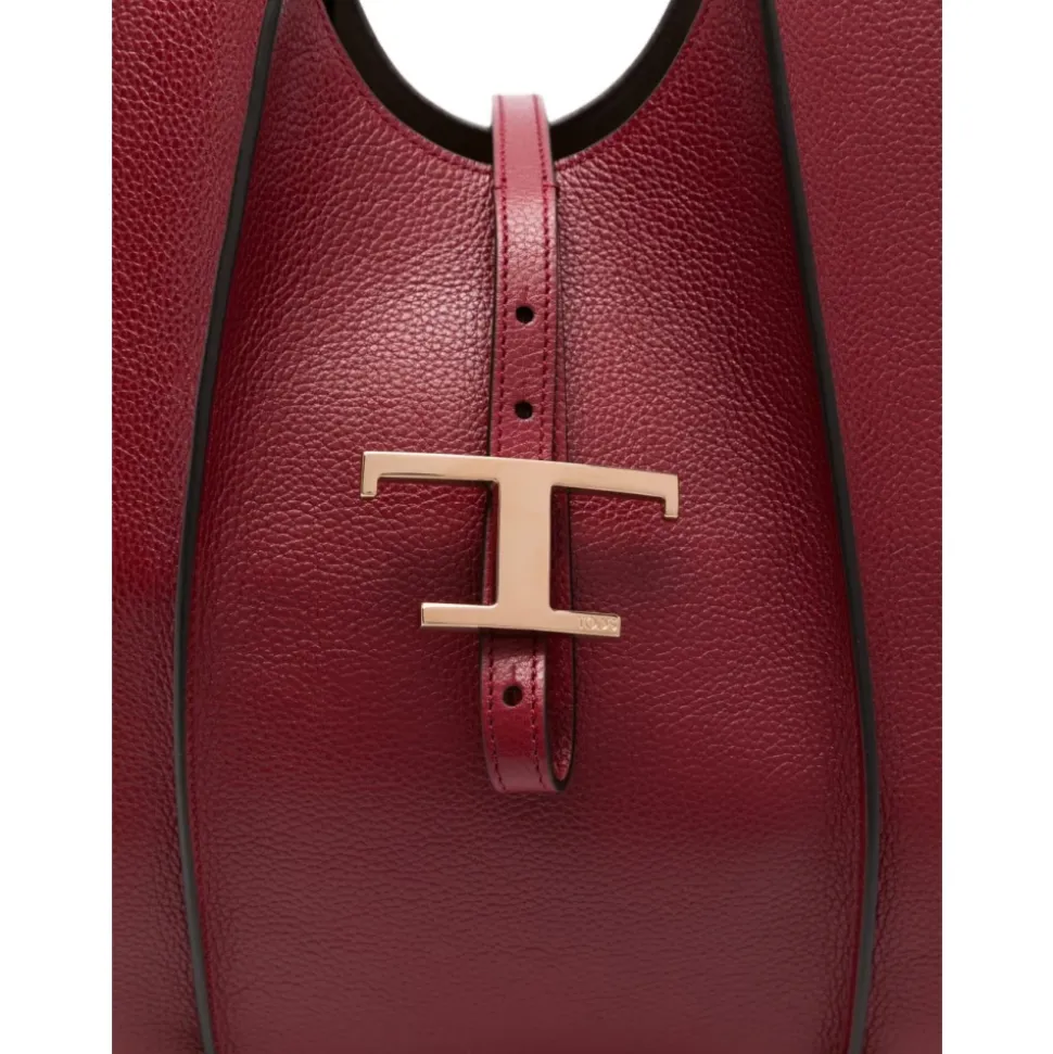 Rote Shopper Tasche für Frauen