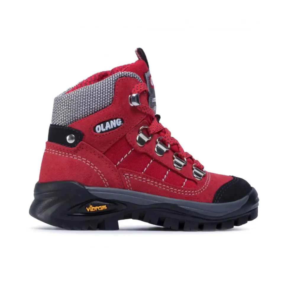 Rote Trekking Schuhe