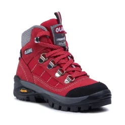 Rote Trekking Schuhe