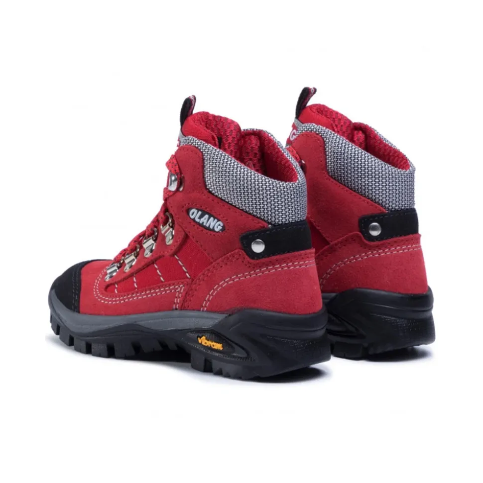 Rote Trekking Schuhe