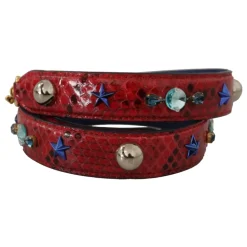 Roter Leder-Schulterriemen für Damenhandtaschen