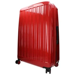 Roter Polycarbonat Vintage Effekt Trolley