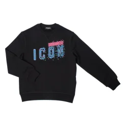 Rundhals-Sweatshirt mit Icon-Print