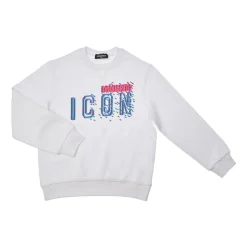 Rundhals-Sweatshirt mit Icon-Print