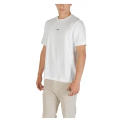 Rundhals-T-Shirt mit kurzen Ärmeln
