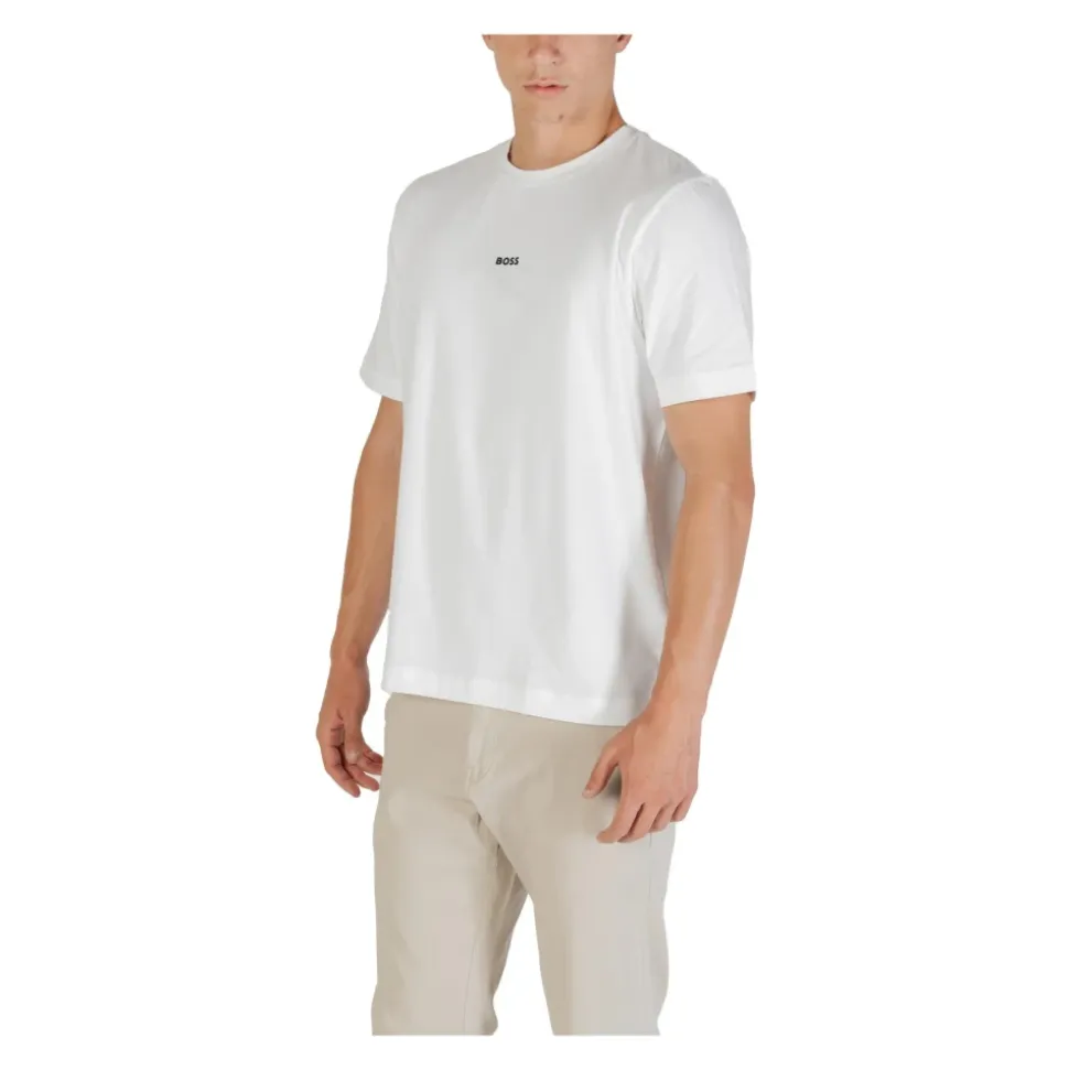 Rundhals-T-Shirt mit kurzen Ärmeln