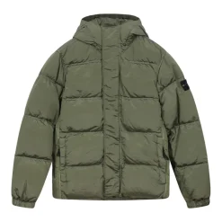 Sage Steppjacke mit Kapuze
