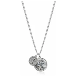 Saint Christopher Double Medallion