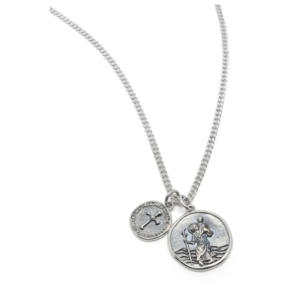 Saint Christopher Double Medallion