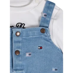 Salopette und T-Shirt Set