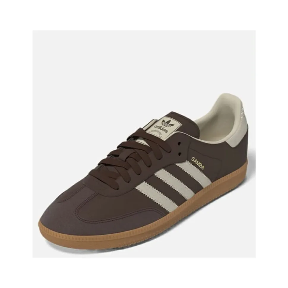 Samba Braune Leder Sneaker