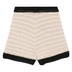 Sand Kinder High Waist Strickshorts