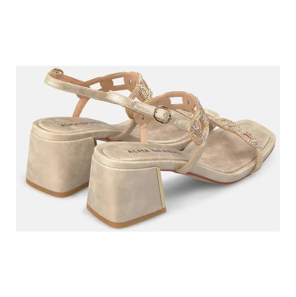 Sandalette mit Strass