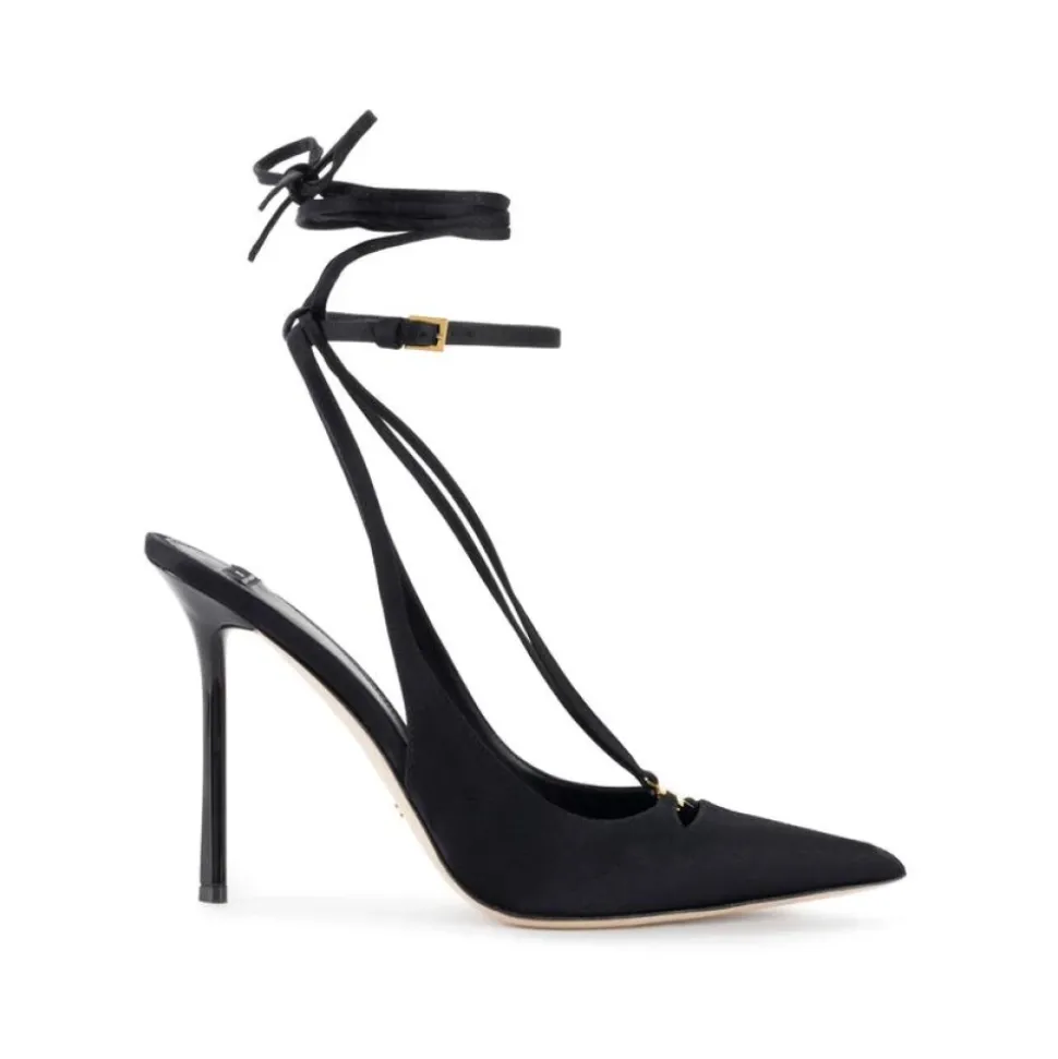 Satin Slingback