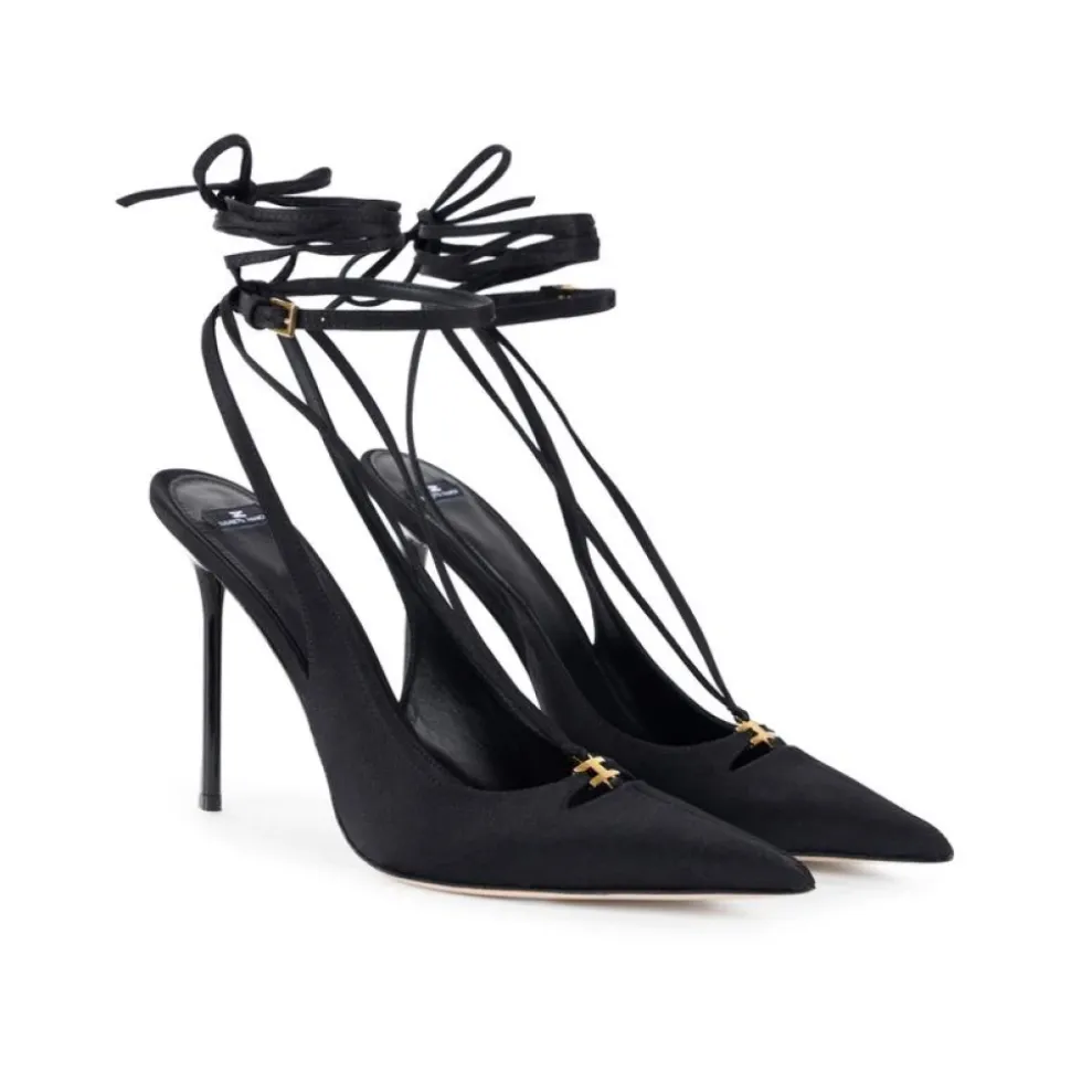 Satin Slingback