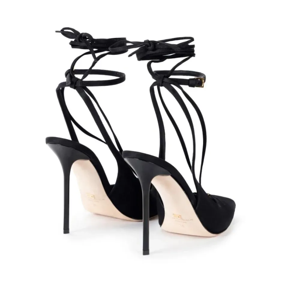 Satin Slingback