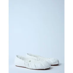 Satin Strap Ballerina Flats