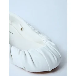 Satin Strap Ballerina Flats