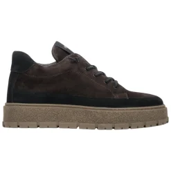 Sattelbraune High-Top Sneakers