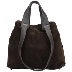 Sattelbraune Shopper-Tasche