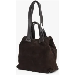 Sattelbraune Shopper-Tasche