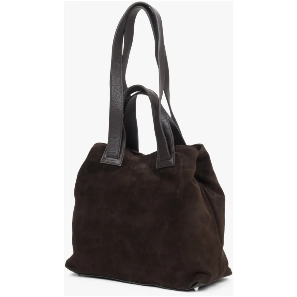Sattelbraune Shopper-Tasche