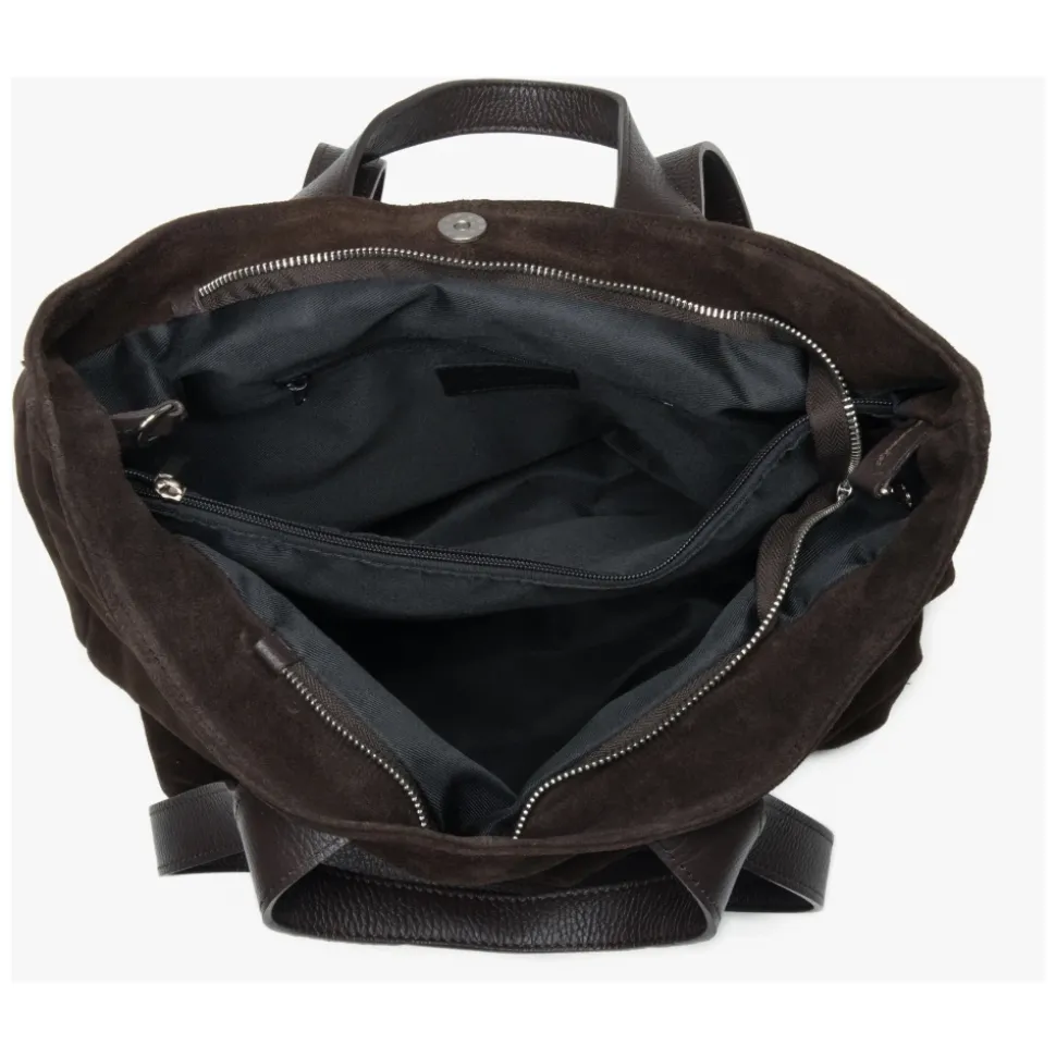 Sattelbraune Shopper-Tasche