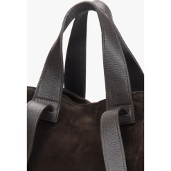 Sattelbraune Shopper-Tasche