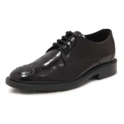 Scarpa Allacciata Bucatura Fiore
