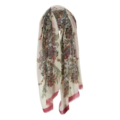 Schal mit Blumenmuster