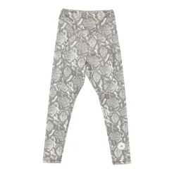 Schlangenhautmuster Hohe Taille Hose