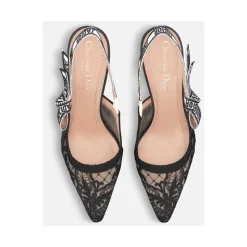 Schmetterling Mesh Slingback Pumpe