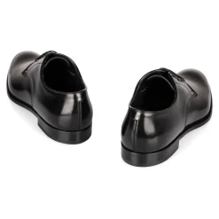 Schnürschuhe aus Leder mit runder Spitze