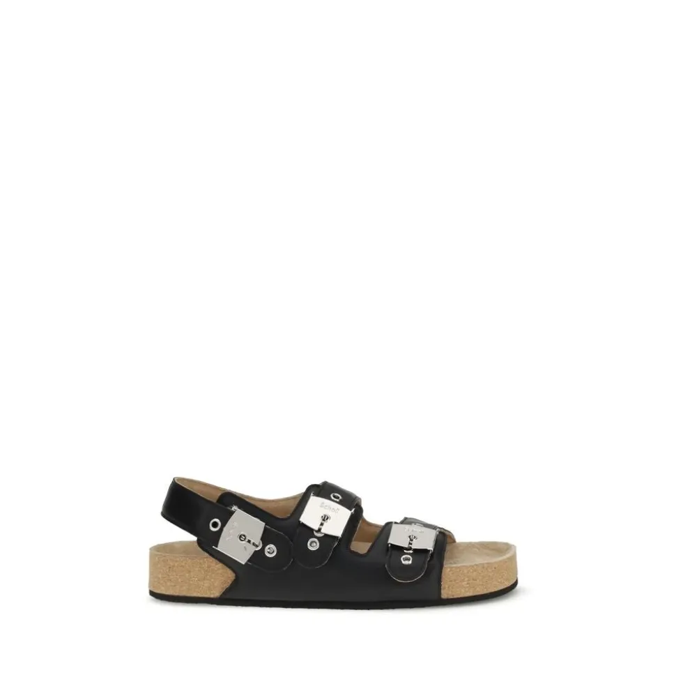 Scholl Flache Sandalen mit Verstellbaren Riemen