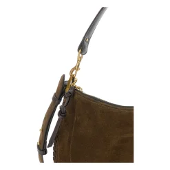Schultertasche Cognac