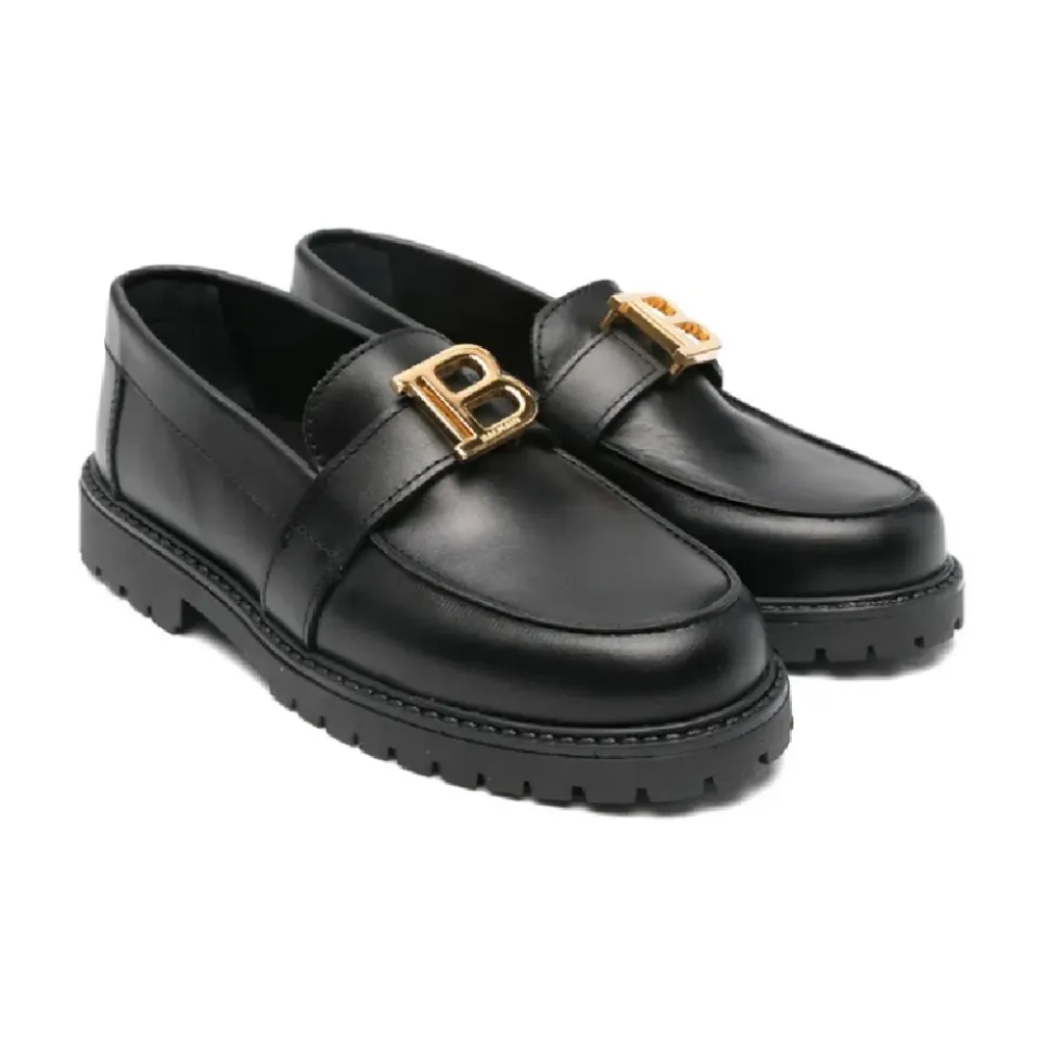 Schwarz Gold Loafer Schuhe Stilvoll