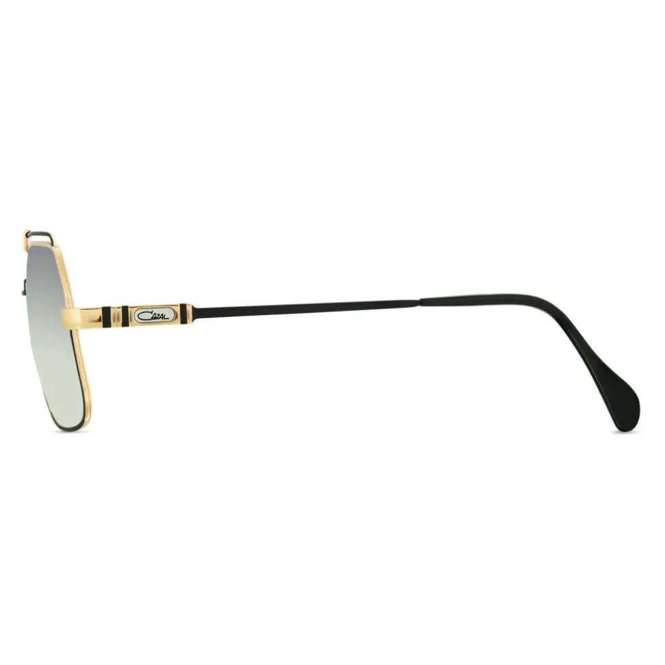 Schwarz Gold Stilvolle Sonnenbrille