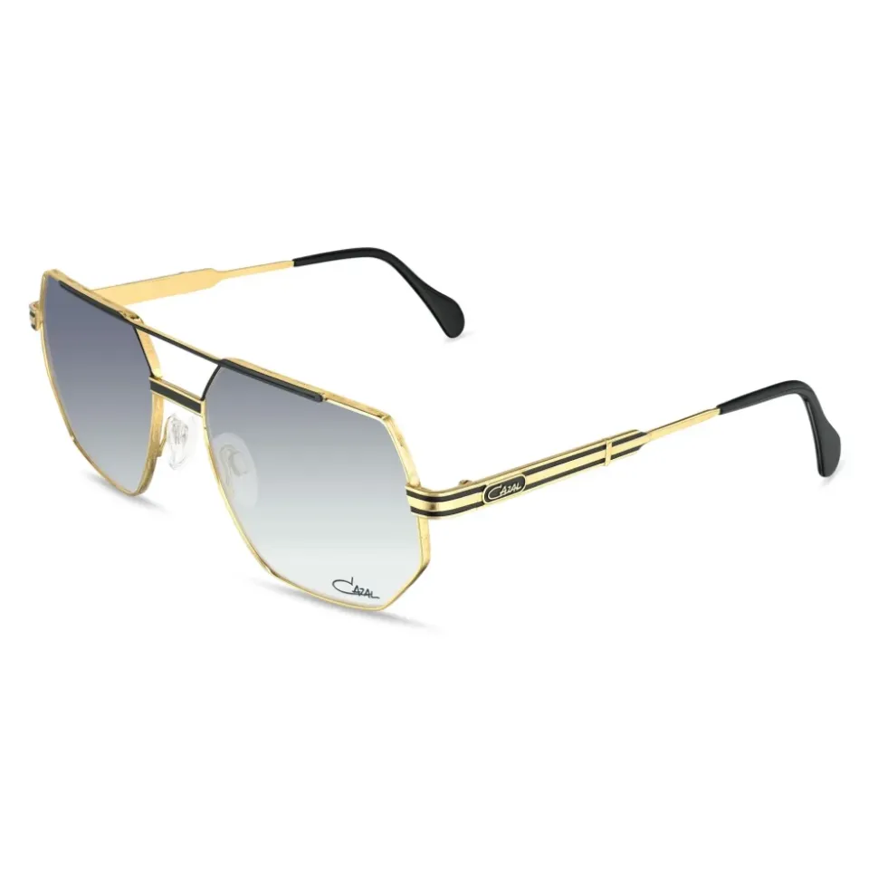 Schwarz Gold Stilvolle Sonnenbrille