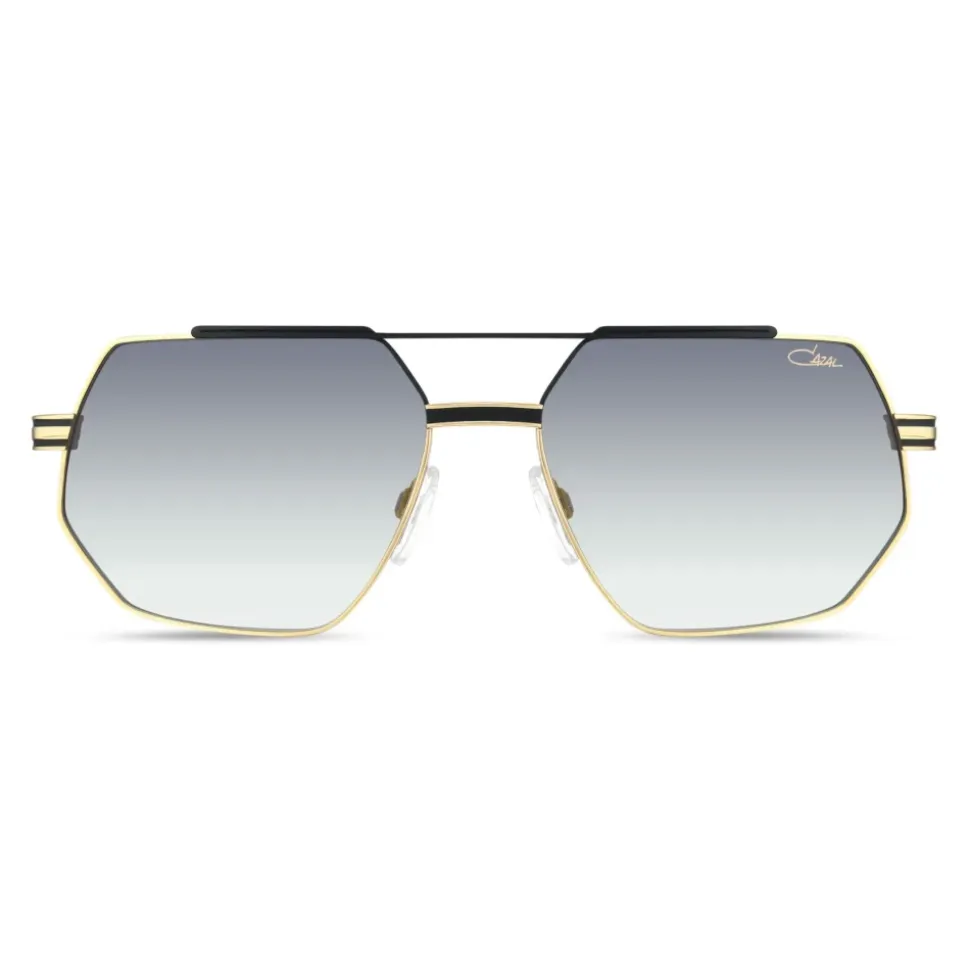 Schwarz Gold Stilvolle Sonnenbrille