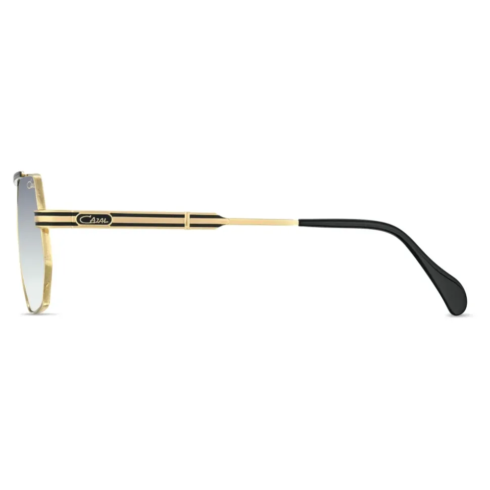 Schwarz Gold Stilvolle Sonnenbrille