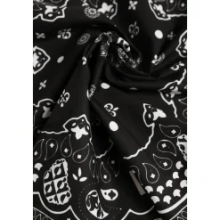 Schwarz Weiß Bandana Quadratisches Herren Schal