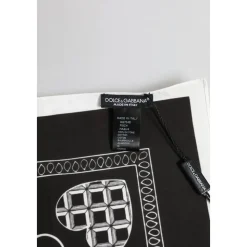 Schwarz Weiß Bandana Quadratisches Herren Schal