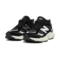 Schwarz Weiß Sportliche Sneakers 9060 Modell