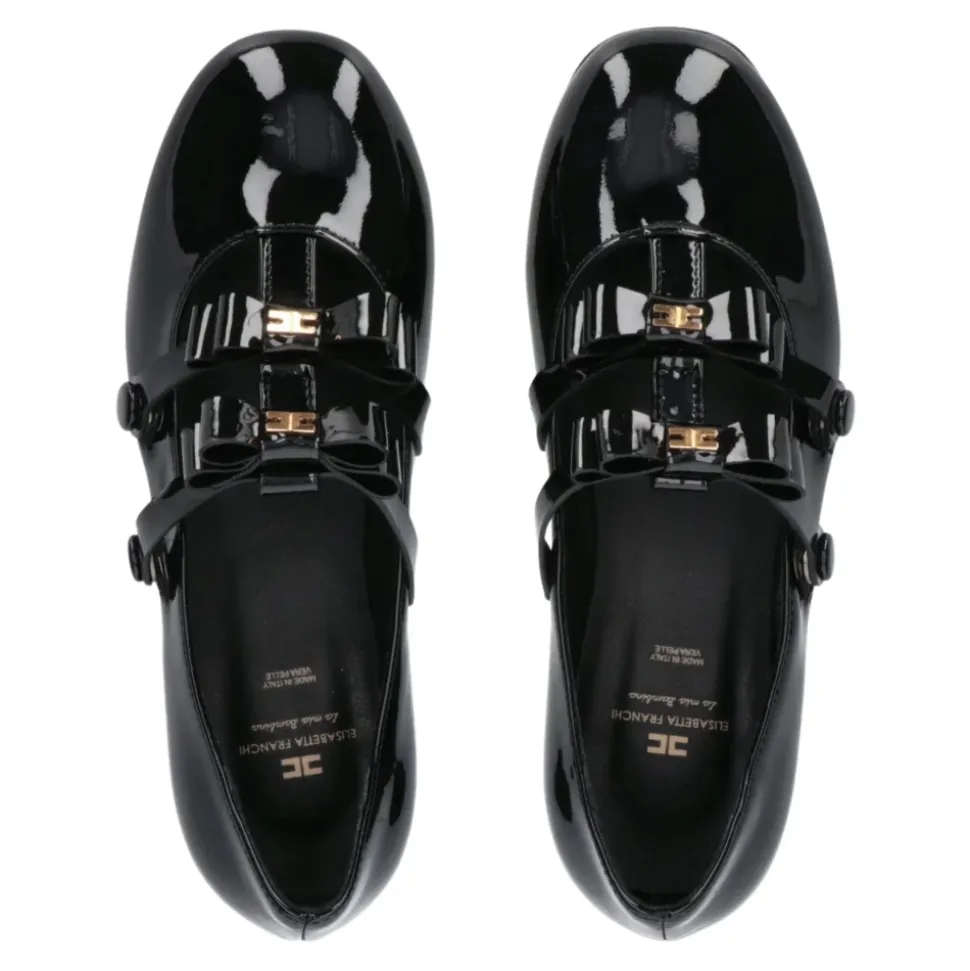 Schwarze Ballerina Schuhe