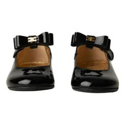 Schwarze Ballerinas aus Lackleder