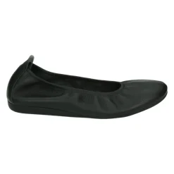 Schwarze Ballerinas mit Latexsohle