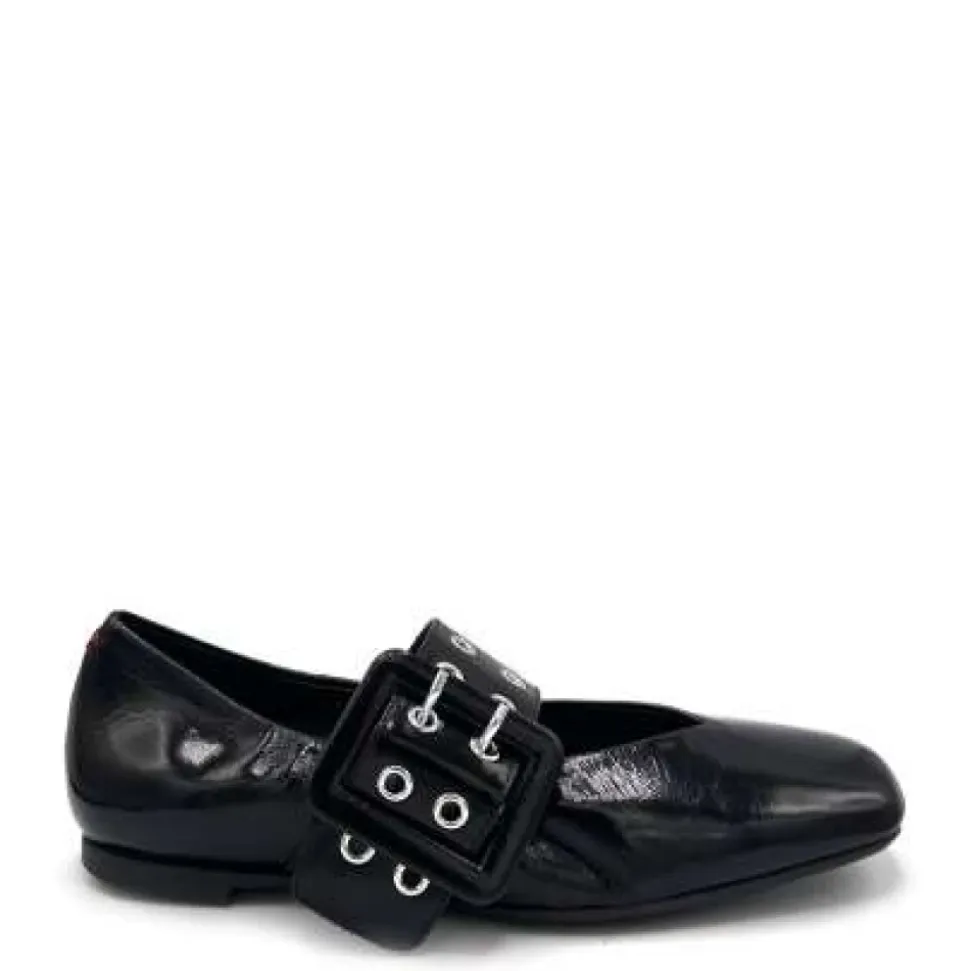 Schwarze Ballettflats Made in Italy