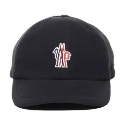 Schwarze Baseballkappe mit Frontlogo